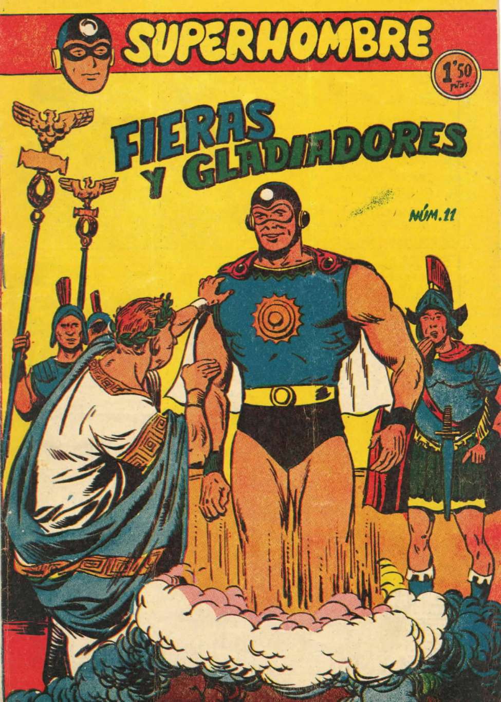 Comic Book Cover For SuperHombre 11 Fieras y gladiadores