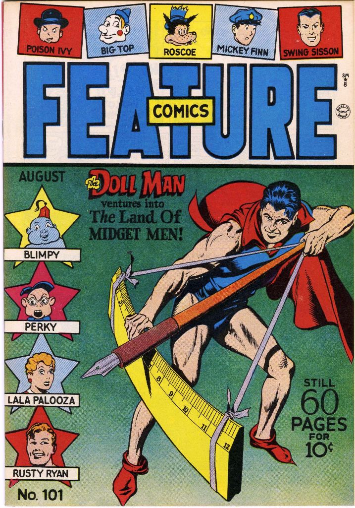 Comic Book Cover For Feature Comics 101
