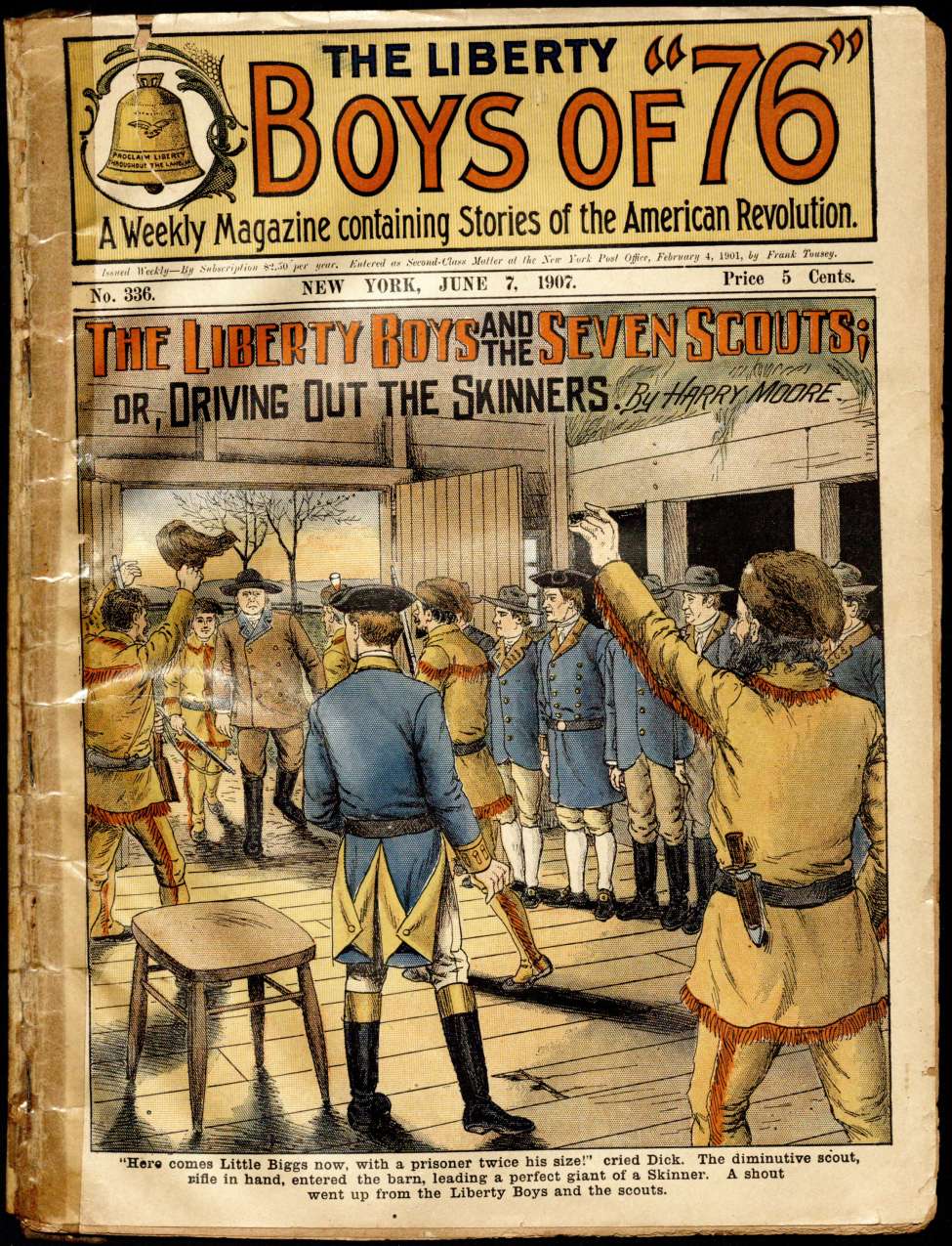 Book Cover For The Liberty Boys of 76 336 - The Liberty Boys and the Seven Scouts
