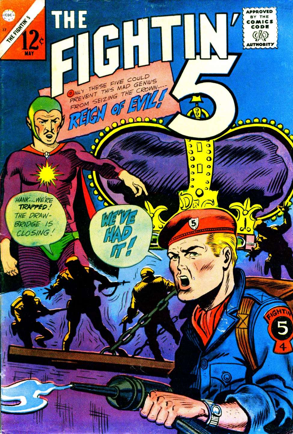 Comic Book Cover For Fightin' Five 37