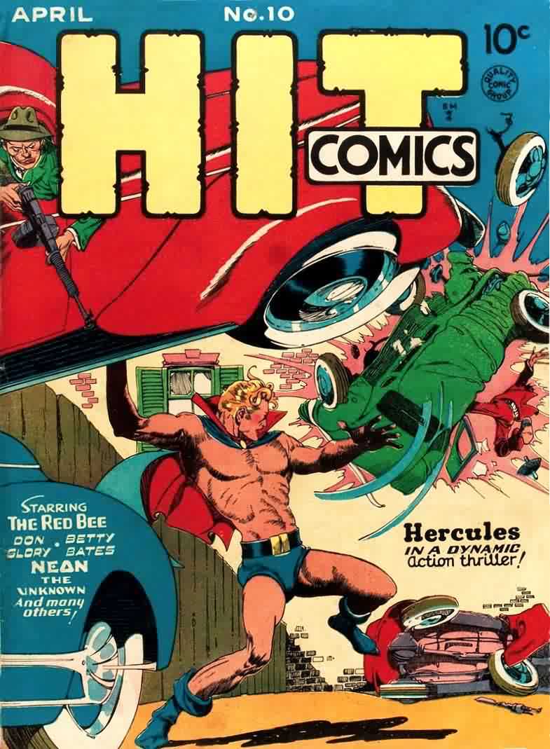 Comic Book Cover For Hit Comics 10