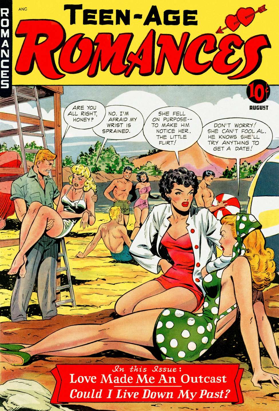 Comic Book Cover For Teen-Age Romances 11