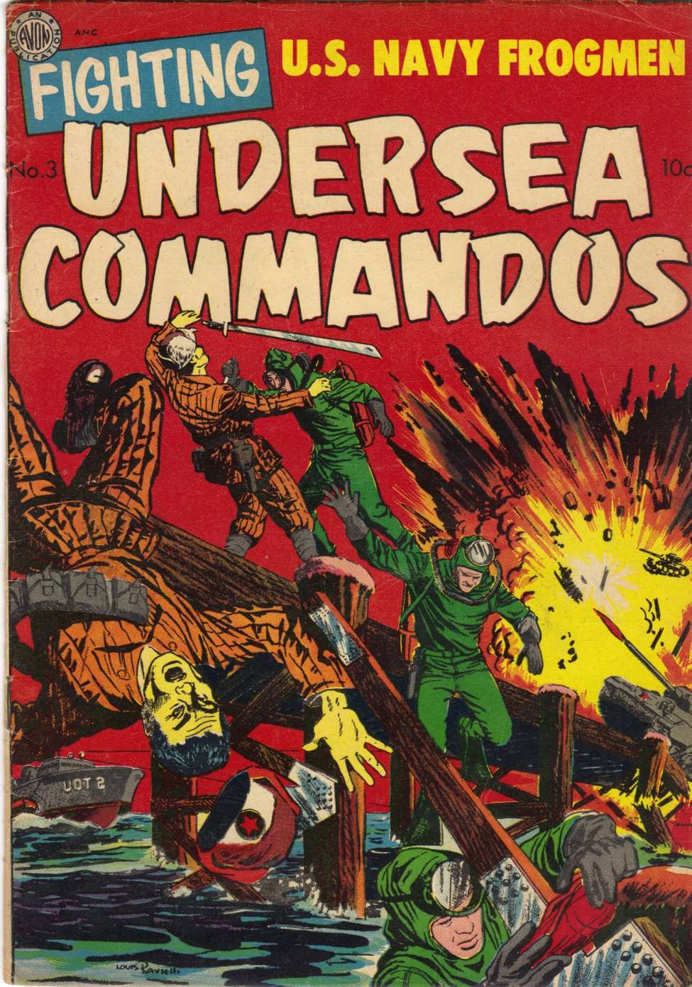 Book Cover For Fighting Undersea Commandos 3 - Version 2