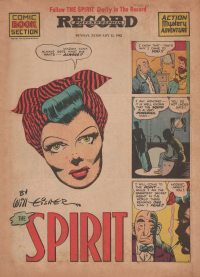 Large Thumbnail For The Spirit (1942-02-15) - Philadelphia Record
