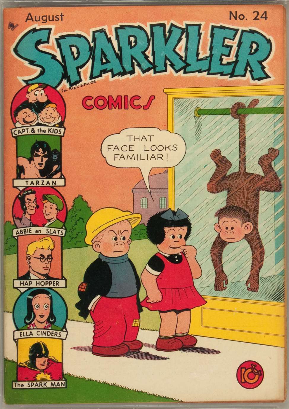 Comic Book Cover For Sparkler Comics 24