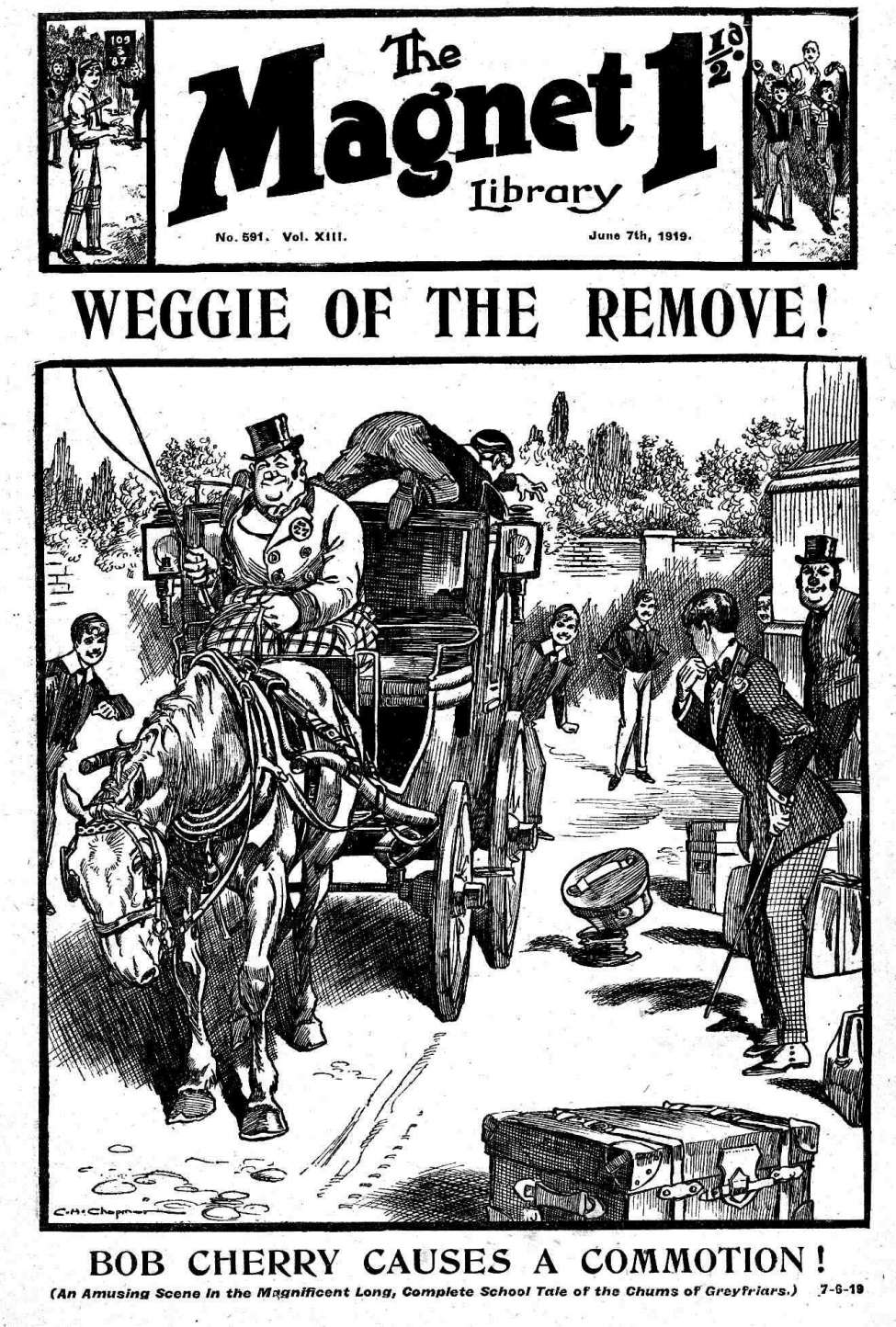 Book Cover For The Magnet 591 - Weggie of the Remove