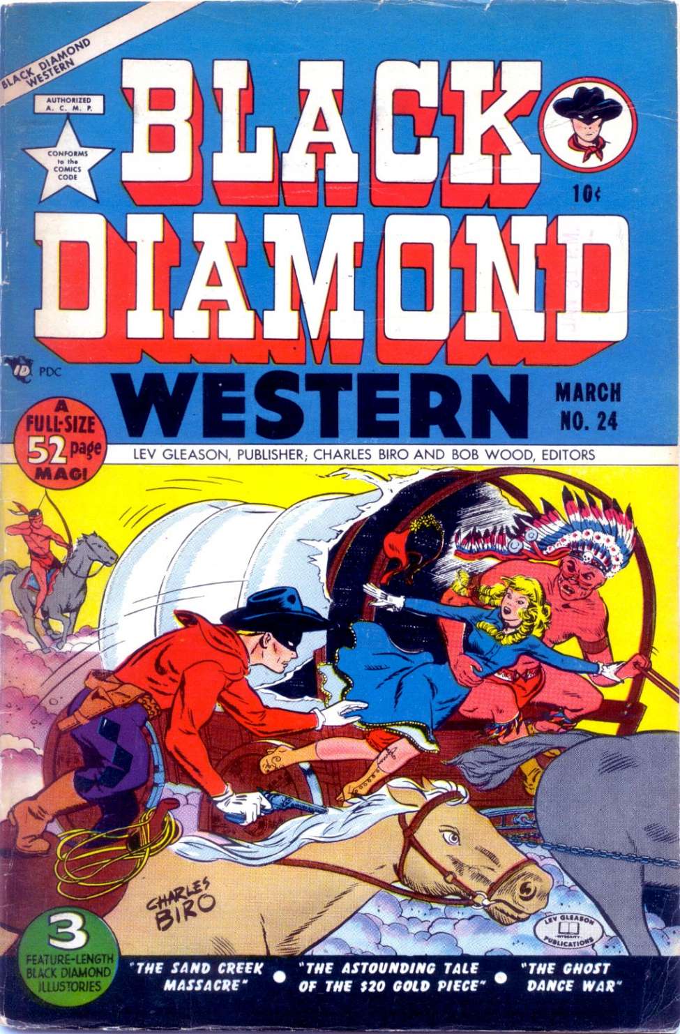 Comic Book Cover For Black Diamond Western 24