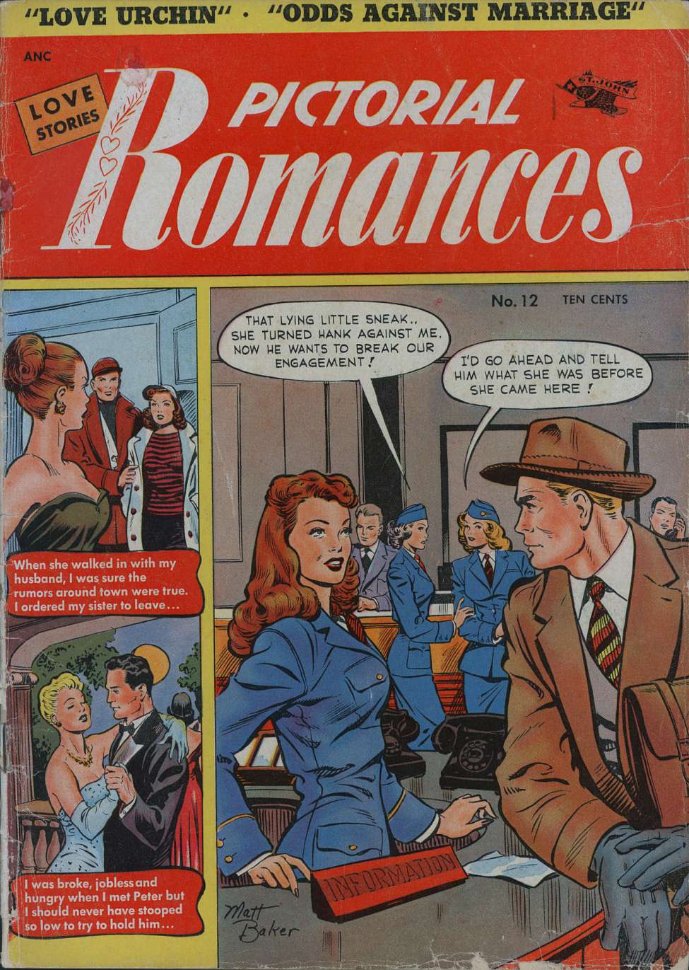 Comic Book Cover For Pictorial Romances 12