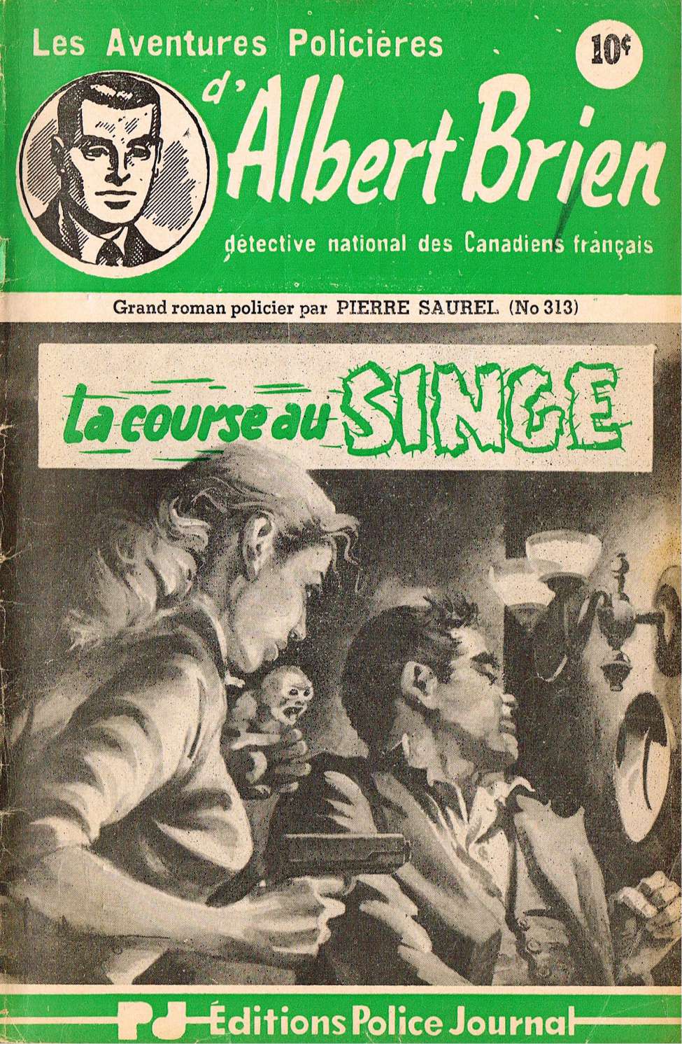 Comic Book Cover For Albert Brien v2 313 - La course au singe