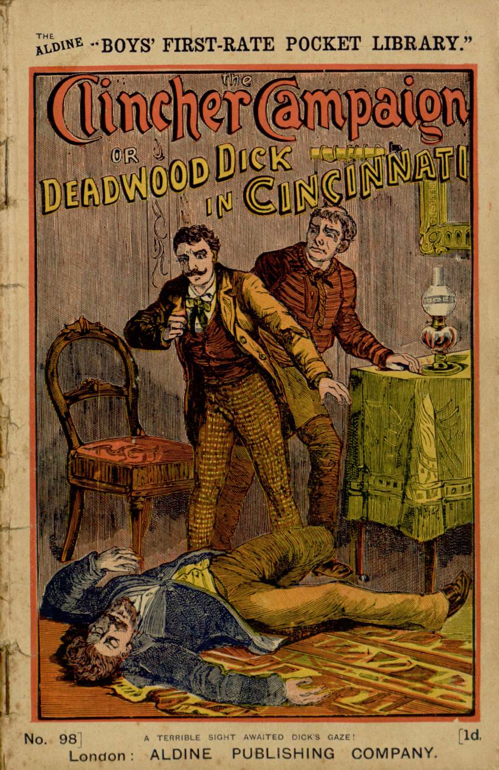 Comic Book Cover For Boys' First-Rate Pocket Library 98