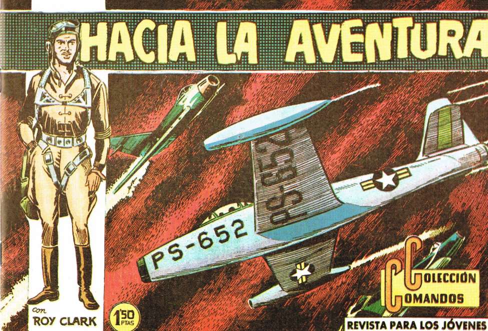 Book Cover For Colección Comandos 79 - Roy Clark 7 - Hacia la Aventura!