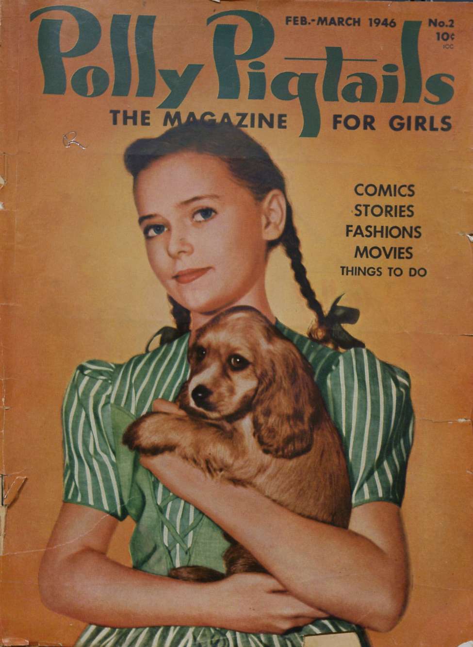 Comic Book Cover For Polly Pigtails 2 - Version 1