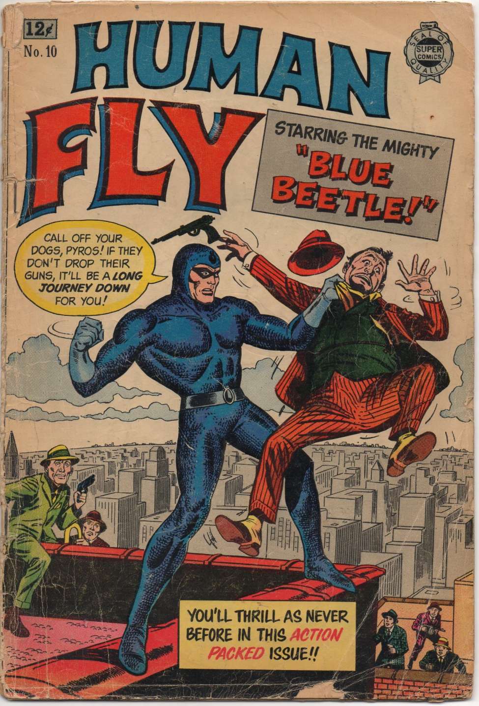 Comic Book Cover For Human Fly 10