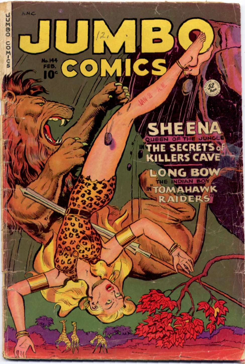 Comic Book Cover For Jumbo Comics 144