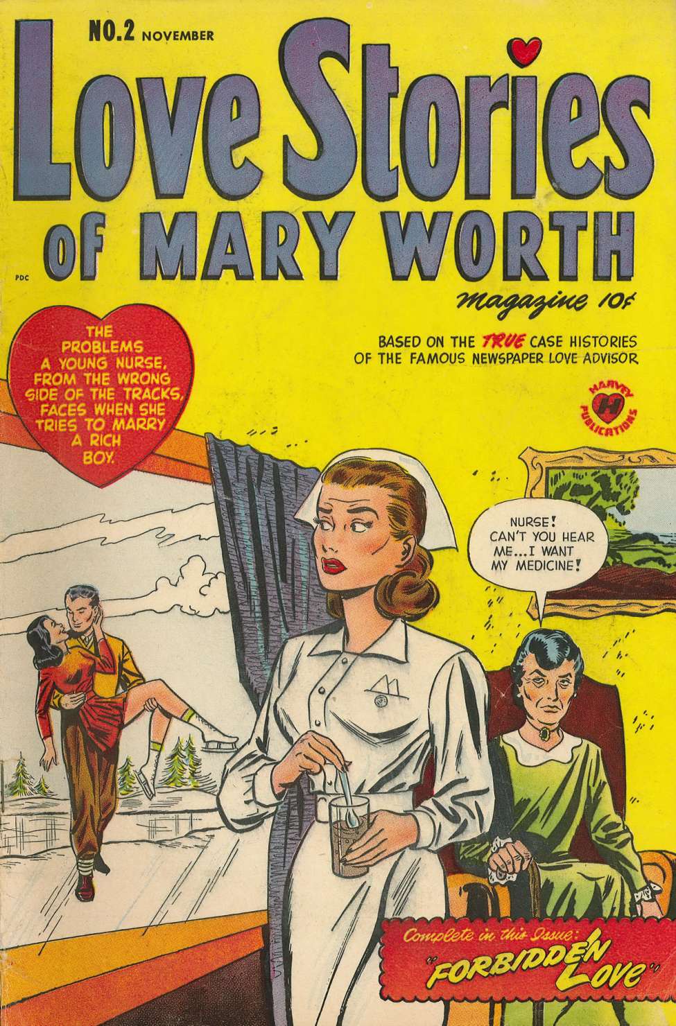 Comic Book Cover For Love Stories of Mary Worth 2