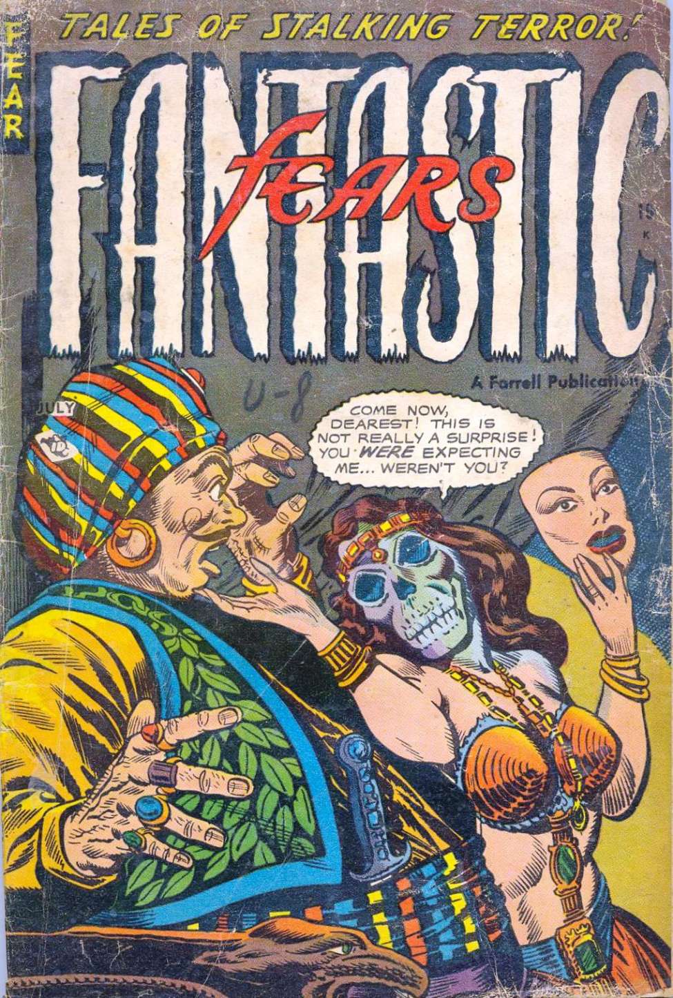 Comic Book Cover For Fantastic Fears 2