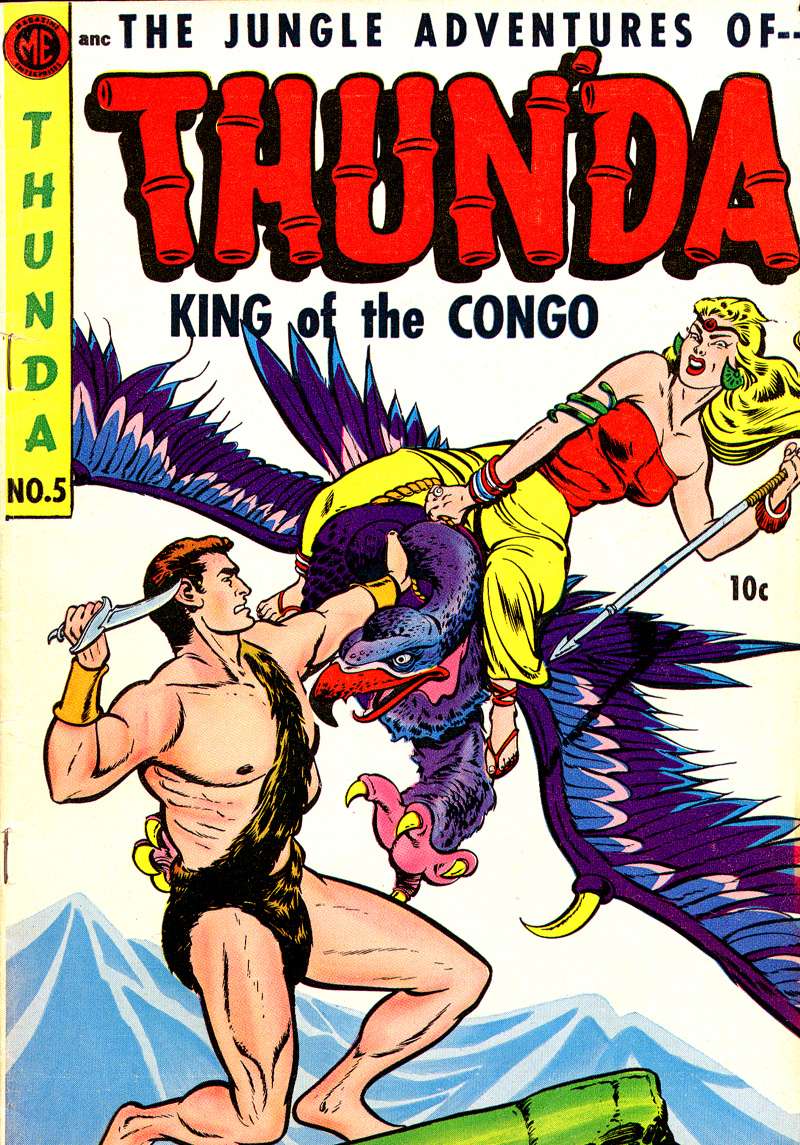 Comic Book Cover For Thun'da, King of the Congo 5