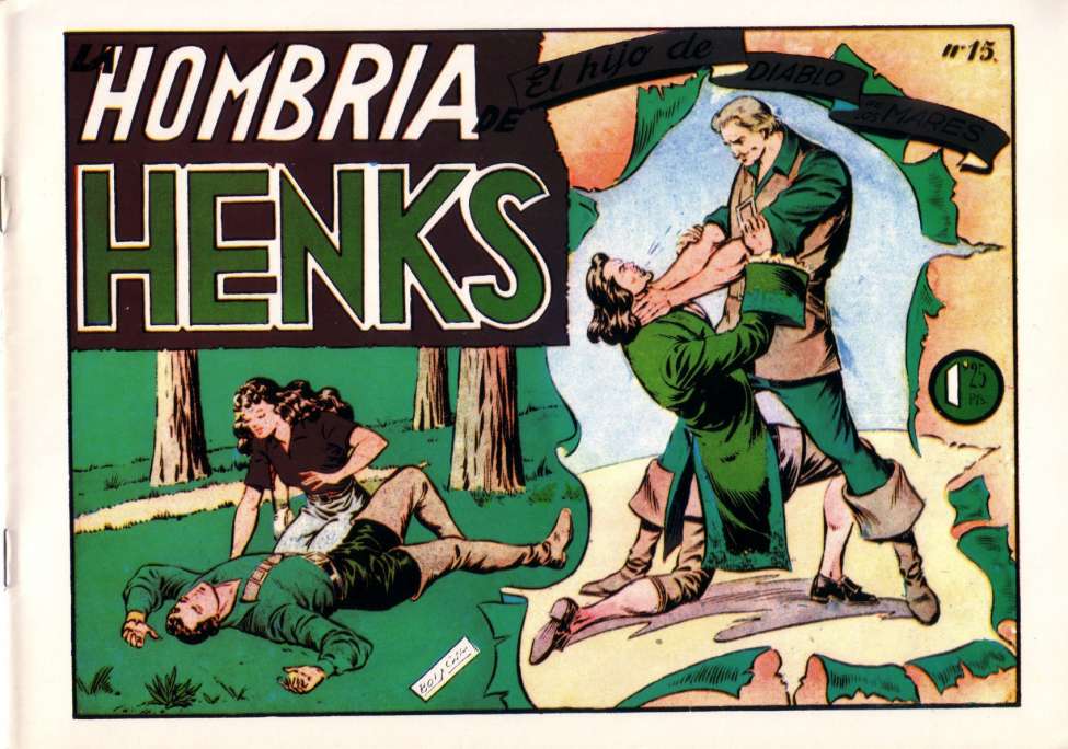 Comic Book Cover For El Hijo Del Diablo De Los Mares 15 - La Hombria De Henks