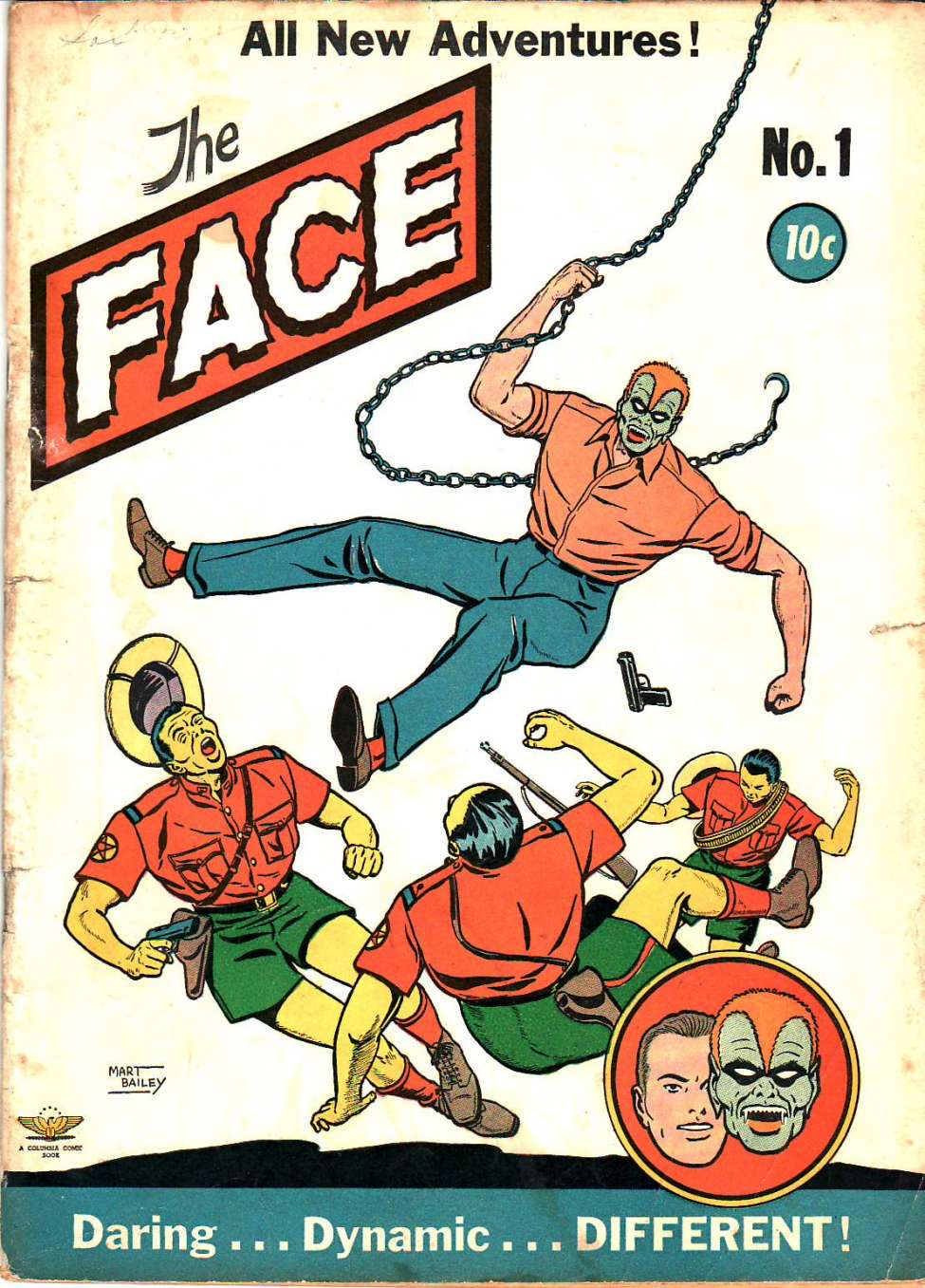 Comic Book Cover For The Face 1