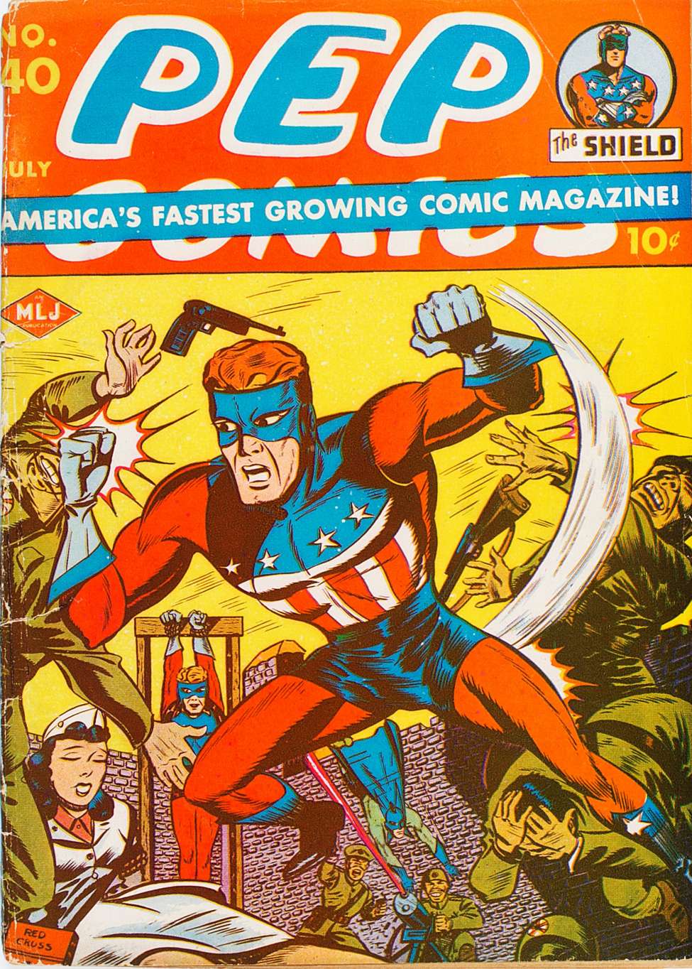Book Cover For Pep Comics 40 - Version 2