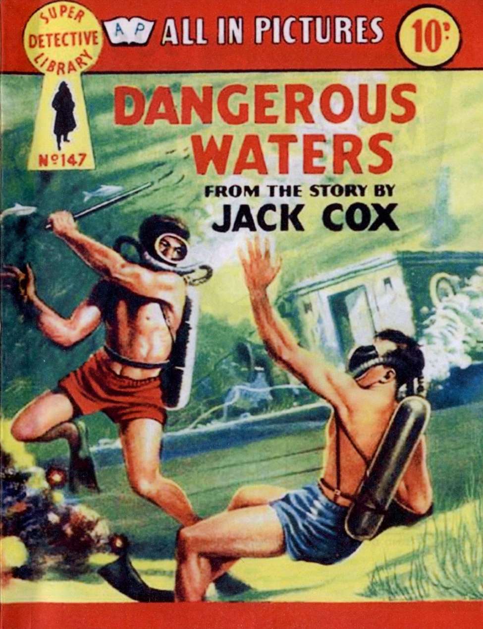 Book Cover For Super Detective Library 147 - Dangerous Waters