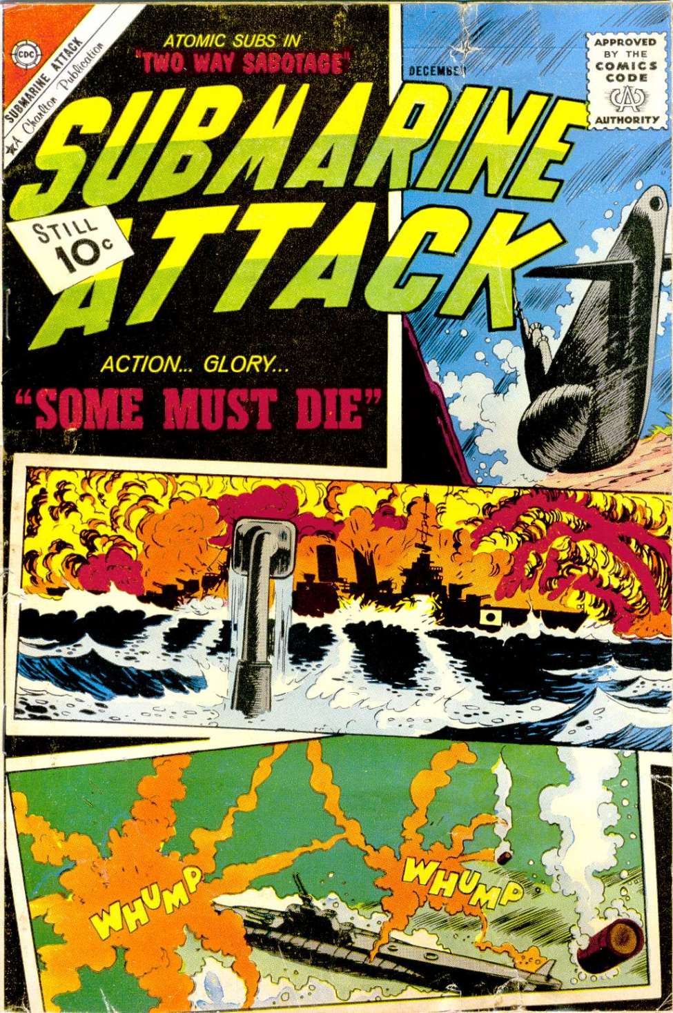 Comic Book Cover For Submarine Attack 31