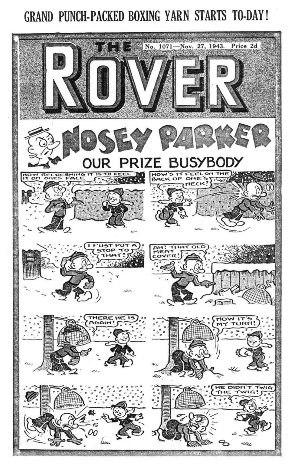 Comic Book Cover For The Rover 1071