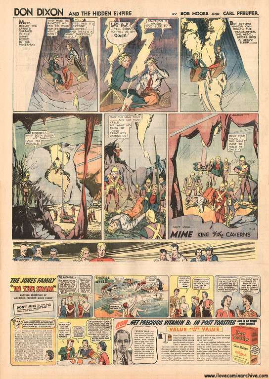 Comic Book Cover For Don Dixon 1940