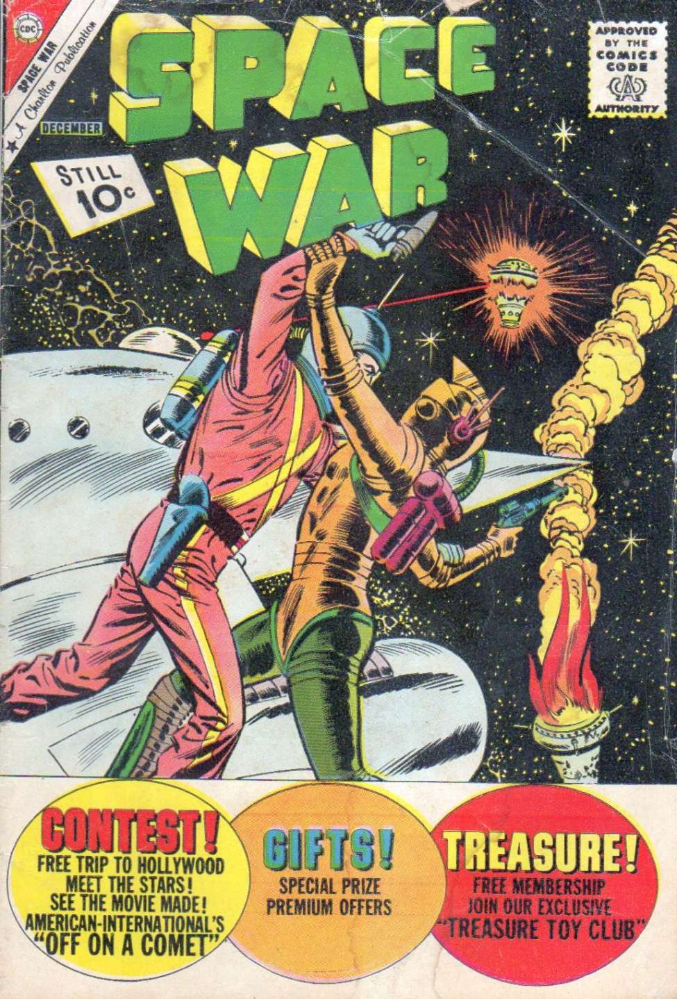 Comic Book Cover For Space War 14