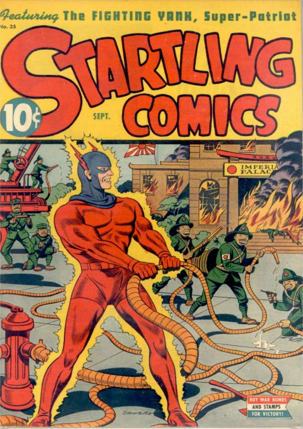 Comic Book Cover For Startling Comics 35