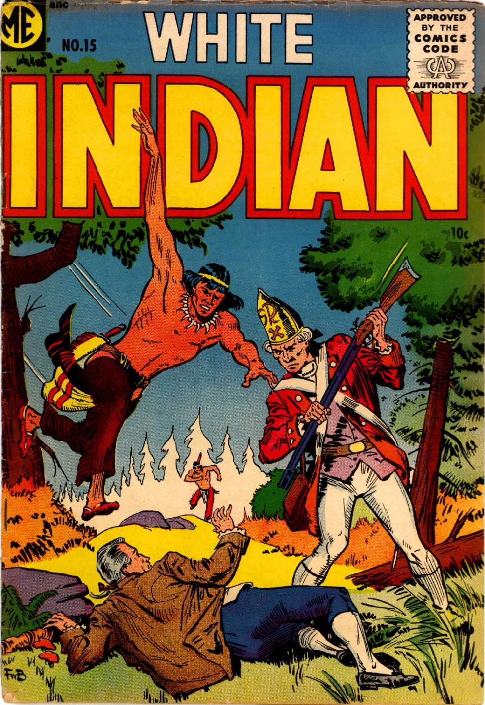 Comic Book Cover For White Indian 15