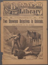 Large Thumbnail For Beadle's Half Dime Library 872 - Two Showmen Detectives in Colorado