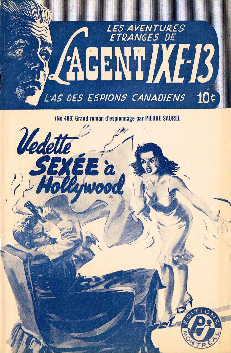 Book Cover For L'Agent IXE-13 v2 488 - Vedette sexée à Hollywood