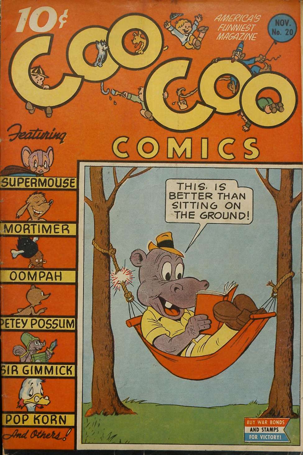 Comic Book Cover For Coo Coo Comics 20