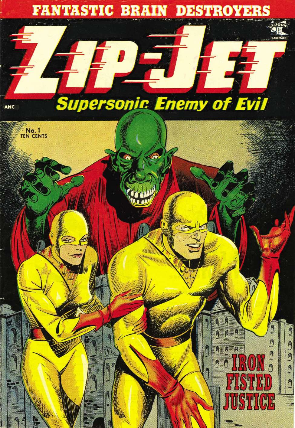 Comic Book Cover For Zip Jet 1
