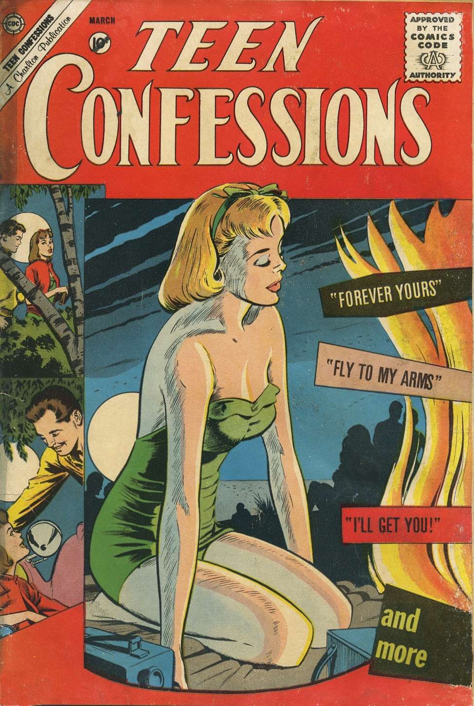 Comic Book Cover For Teen Confessions 10
