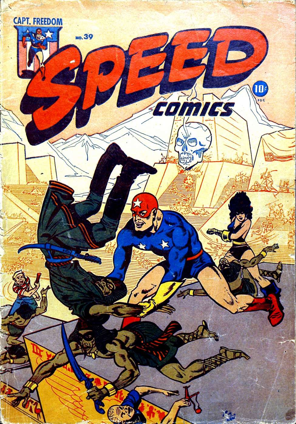 Book Cover For Speed Comics 39 (alt) - Version 2