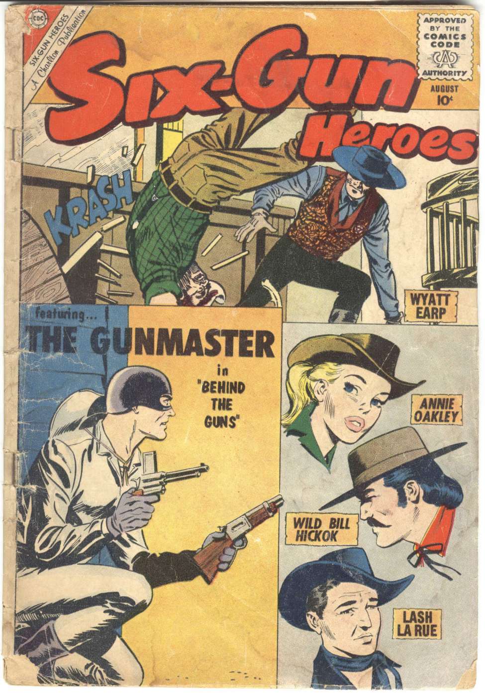 Comic Book Cover For Six-Gun Heroes 58