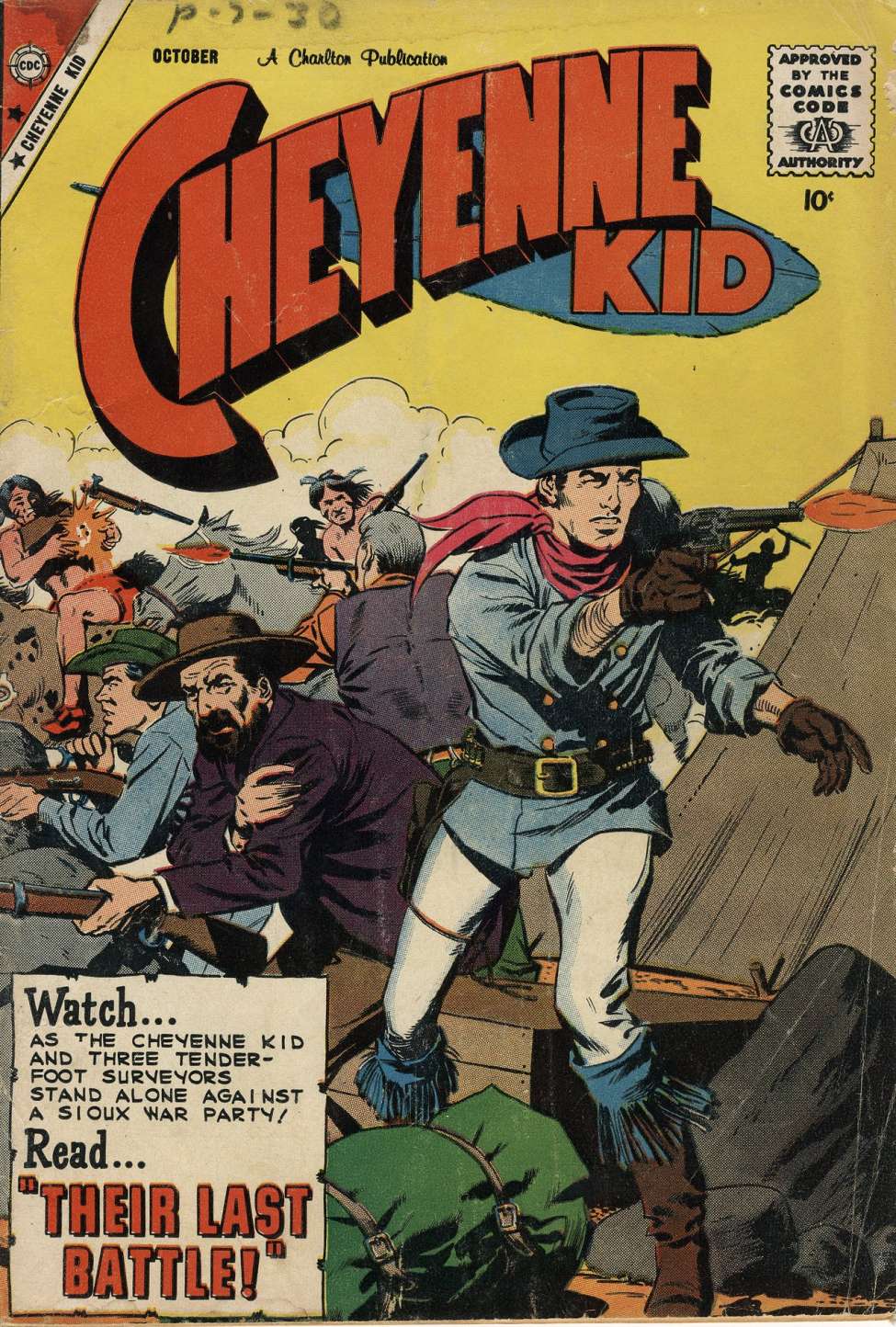 Comic Book Cover For Cheyenne Kid 19