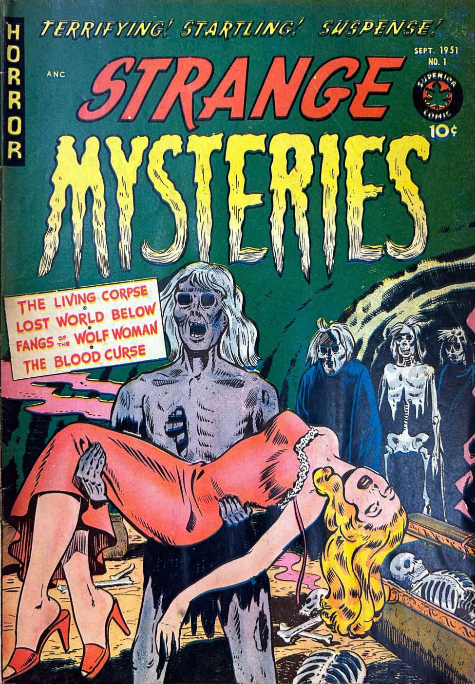 Book Cover For Strange Mysteries 1