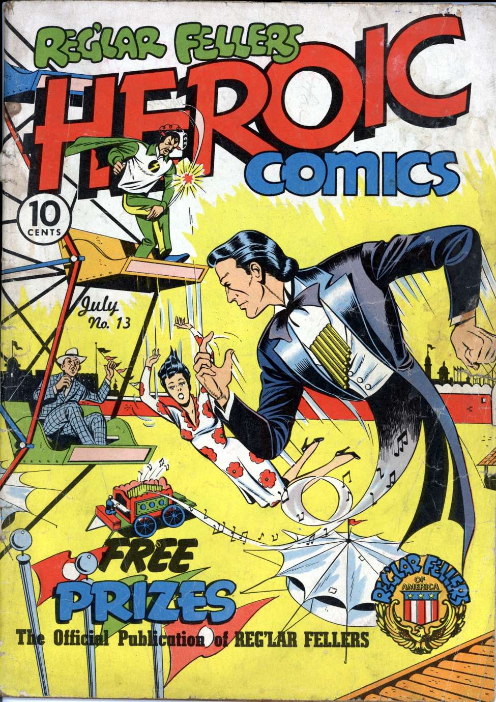 Book Cover For Reg'lar Fellers Heroic Comics 13