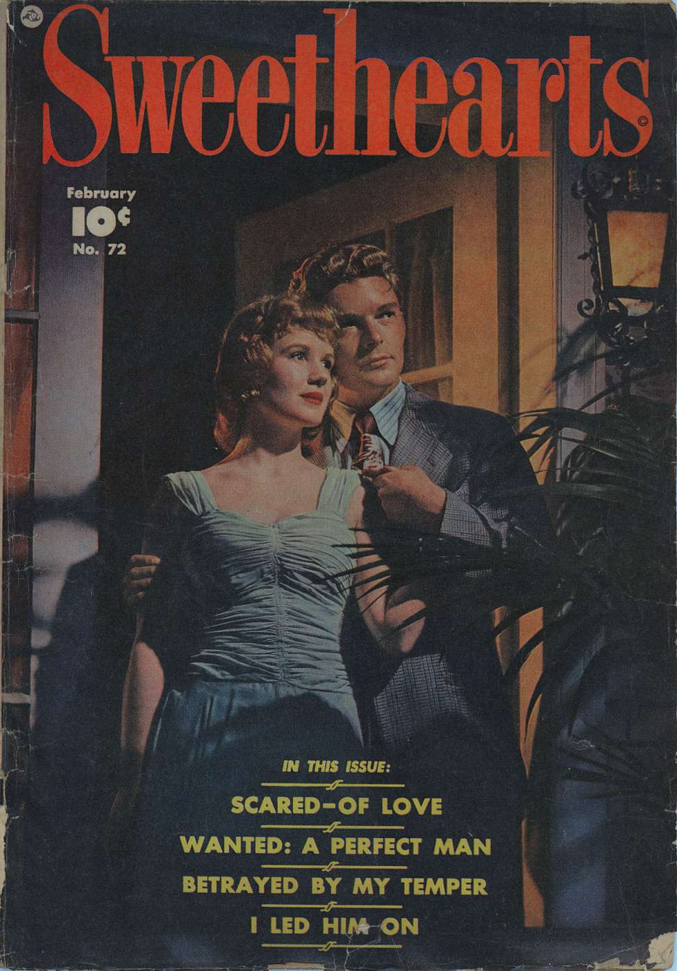 Comic Book Cover For Sweethearts 72