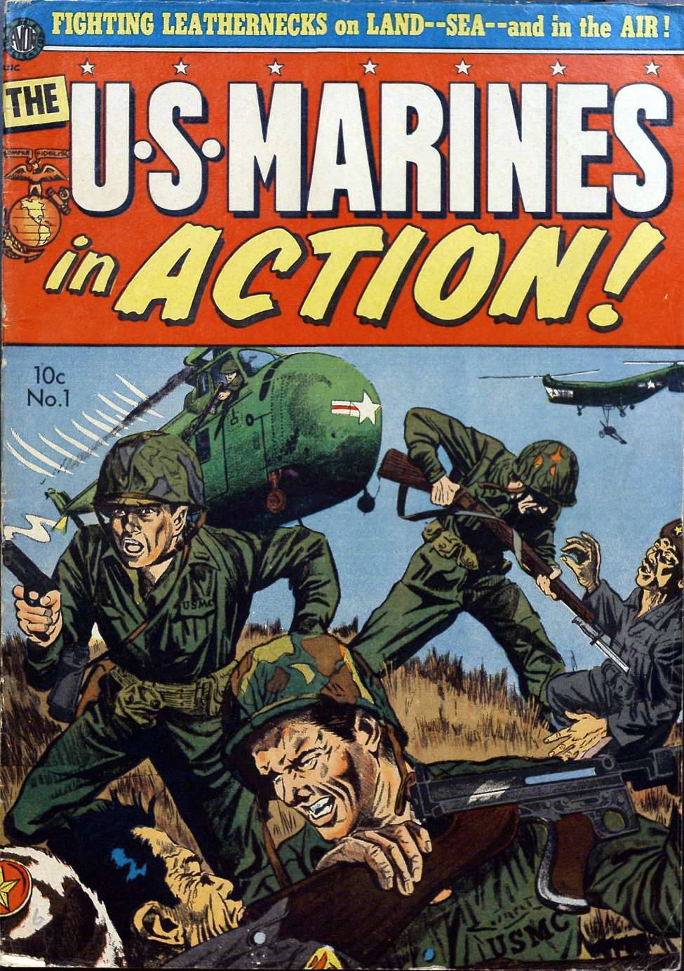 Book Cover For U.S. Marines in Action 1