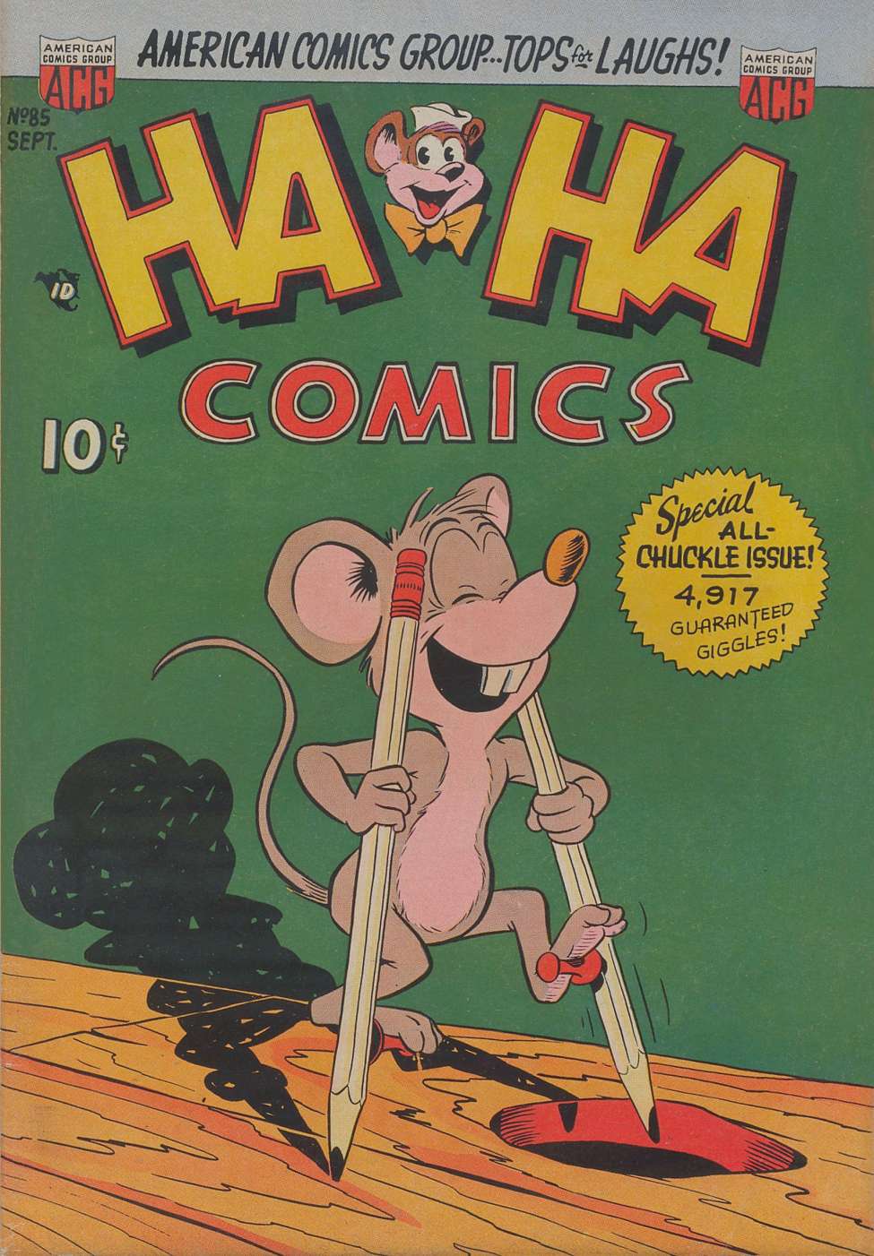 Comic Book Cover For Ha Ha Comics 85