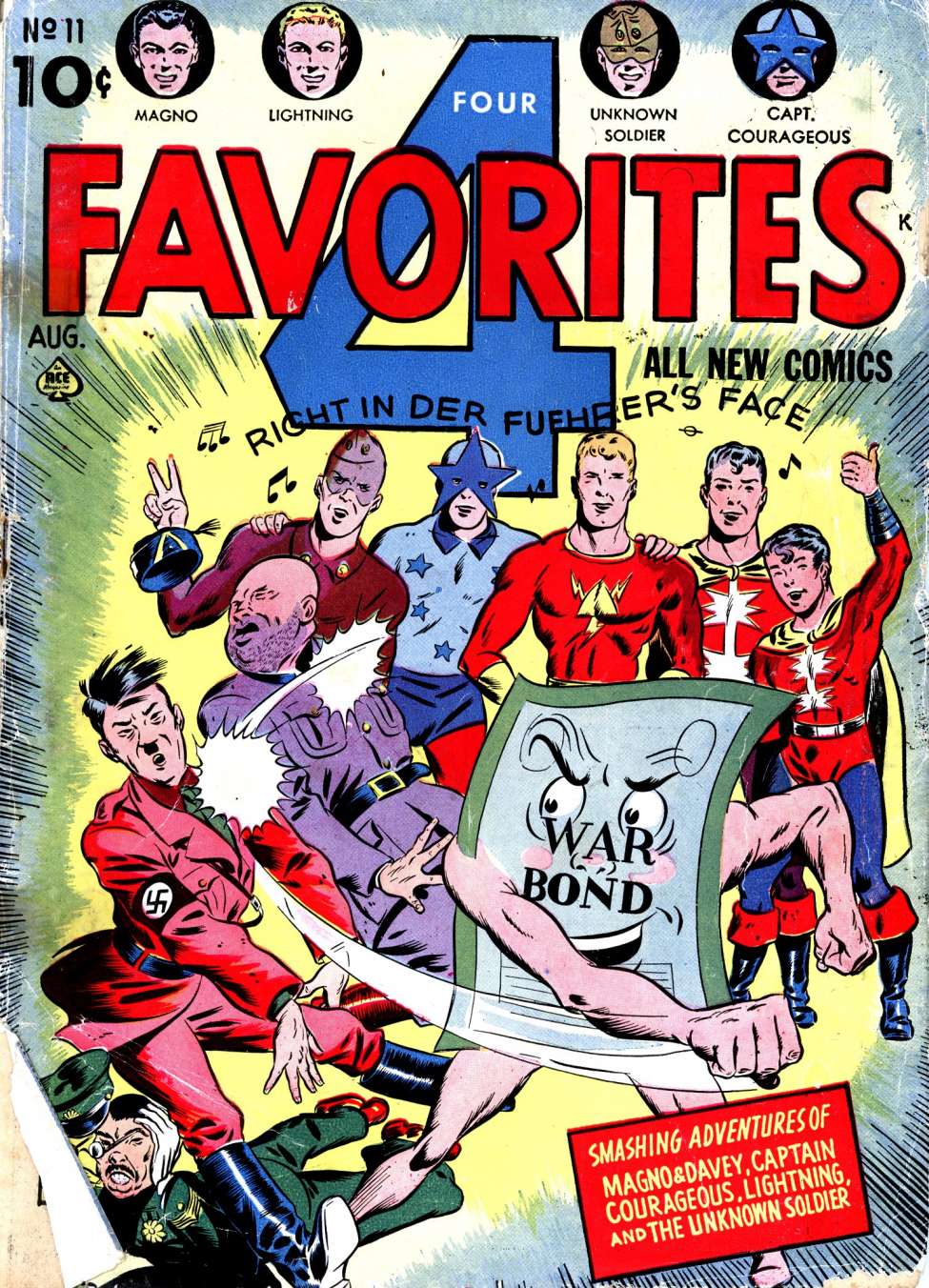 Comic Book Cover For Four Favorites 11