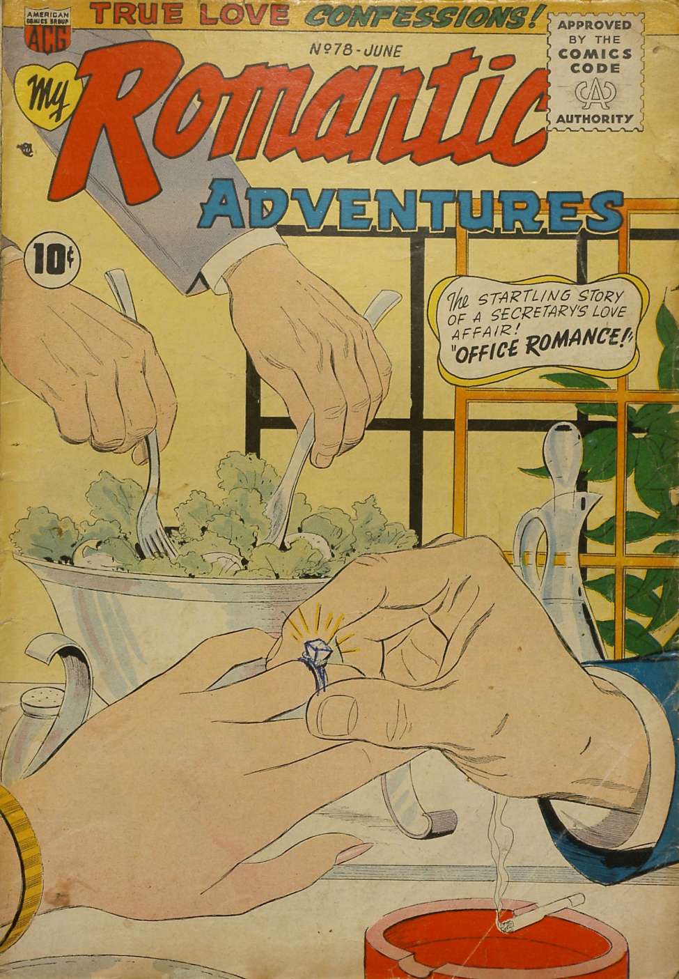 Comic Book Cover For My Romantic Adventures 78