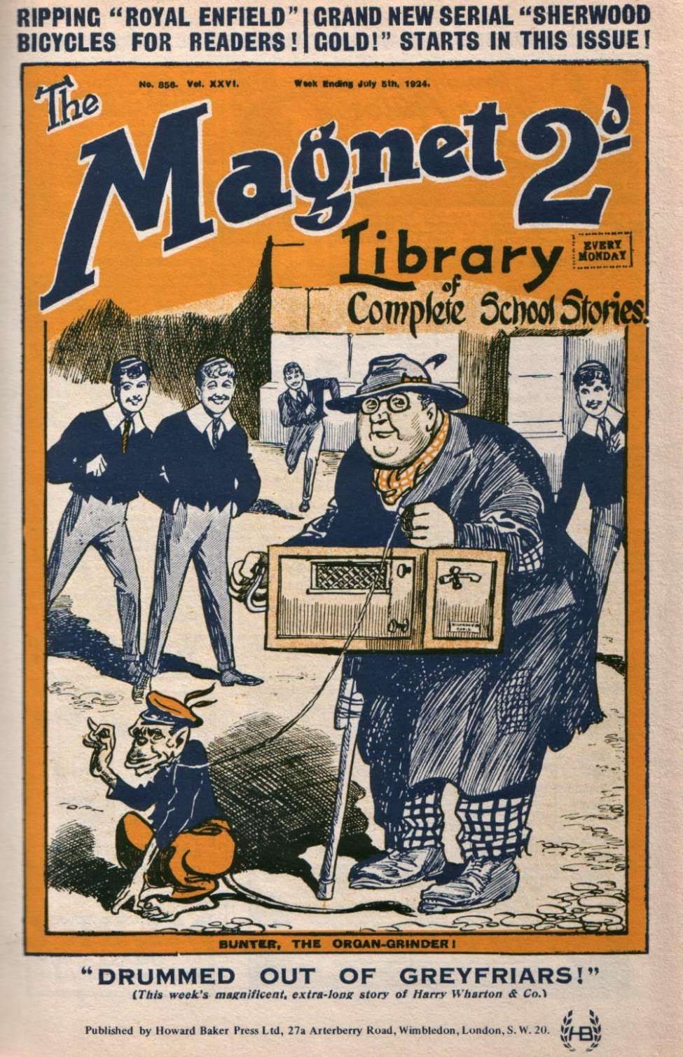 Comic Book Cover For The Magnet 856 - Drummed Out of Greyfriars