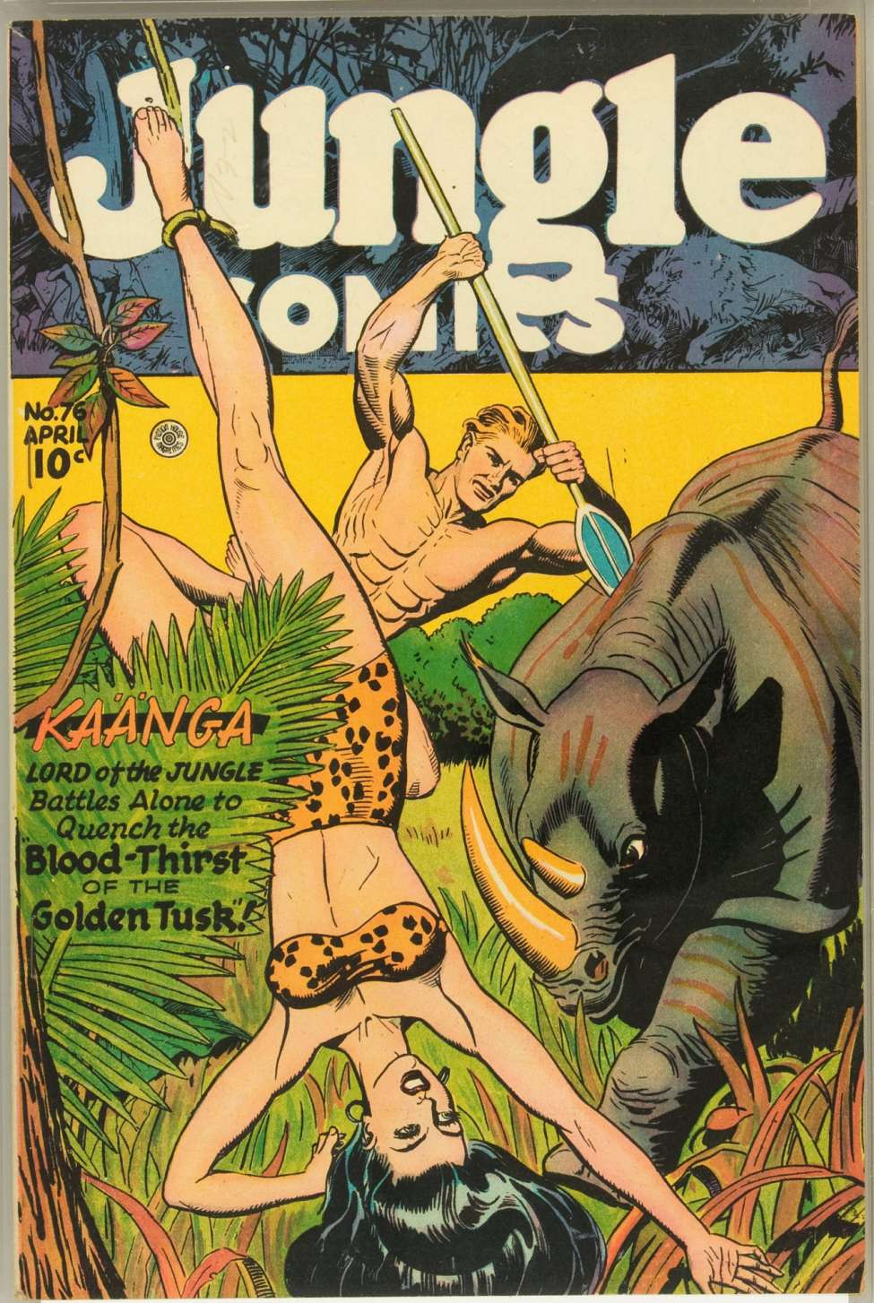 Book Cover For Jungle Comics 76
