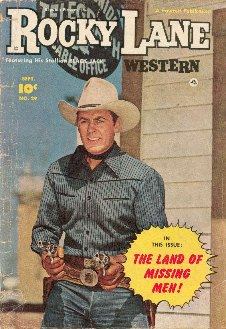 Comic Book Cover For Rocky Lane Western 29