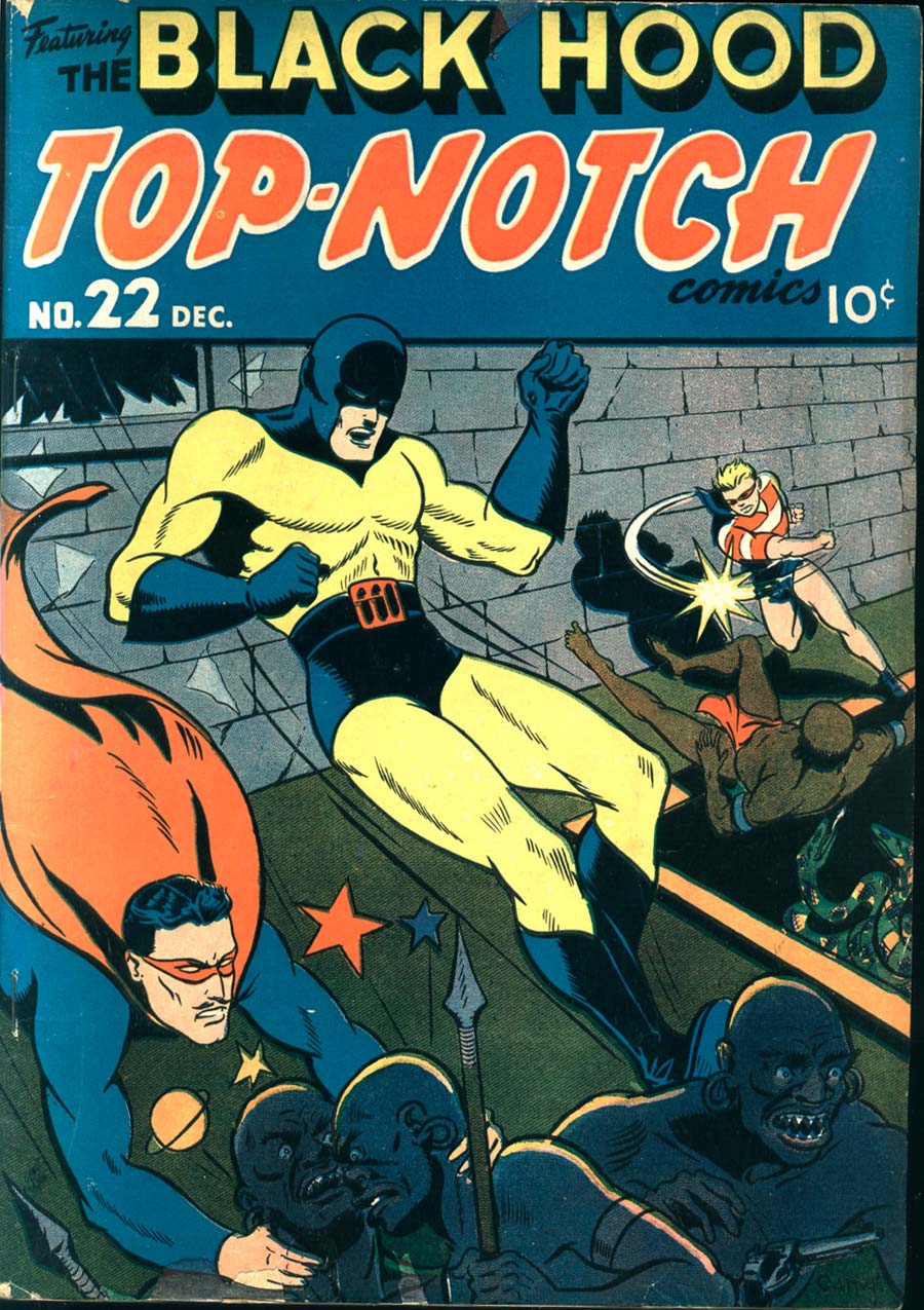Book Cover For Top Notch Comics 22